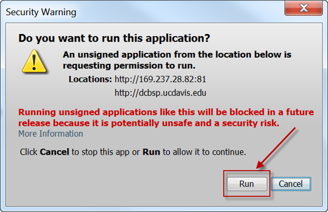 Security prompt