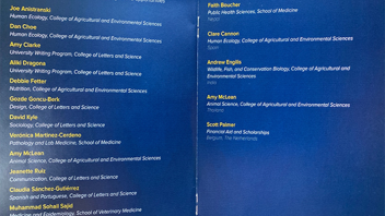 Amy Mclean was recognized as a "Faculty and Staff Ambassador for 2019-20"