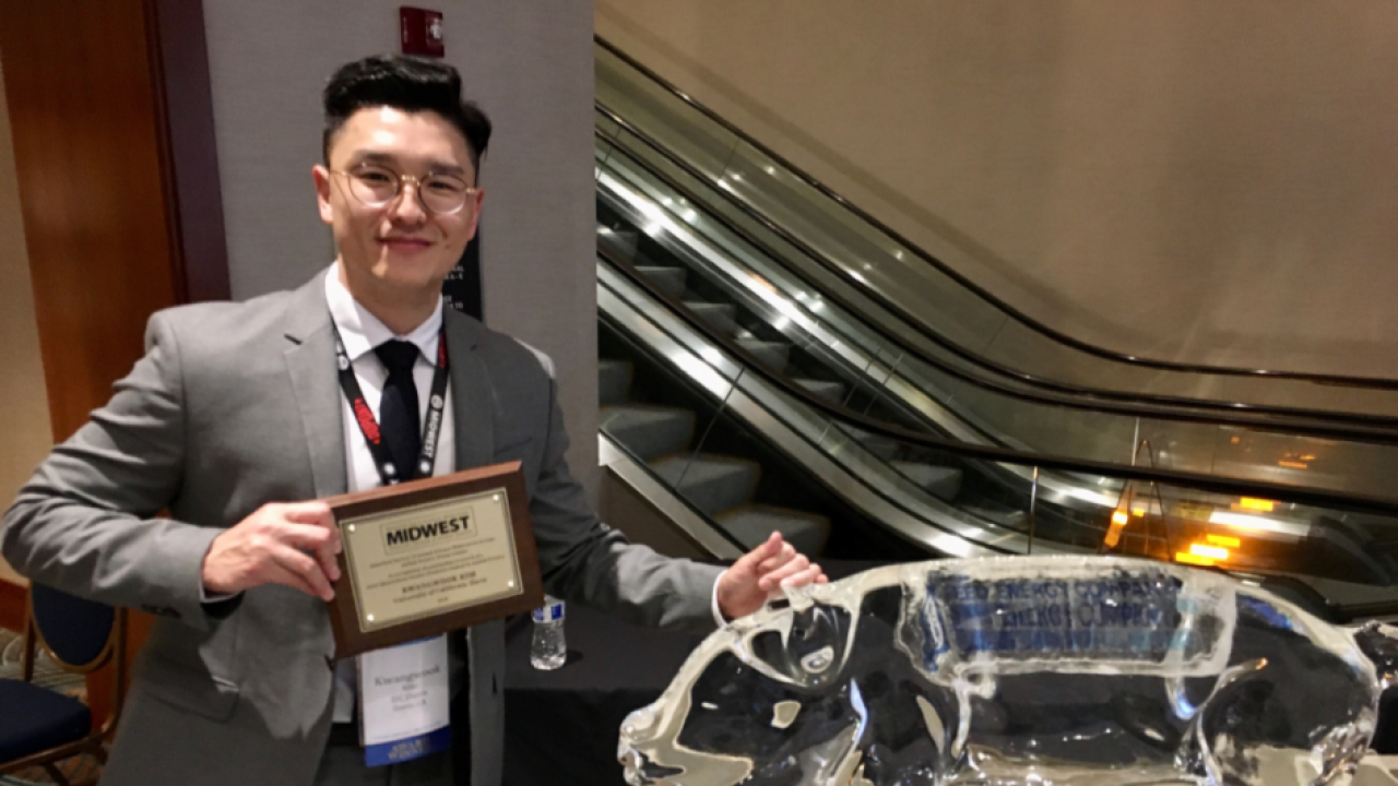 Congratulations Kwangwook Kim!